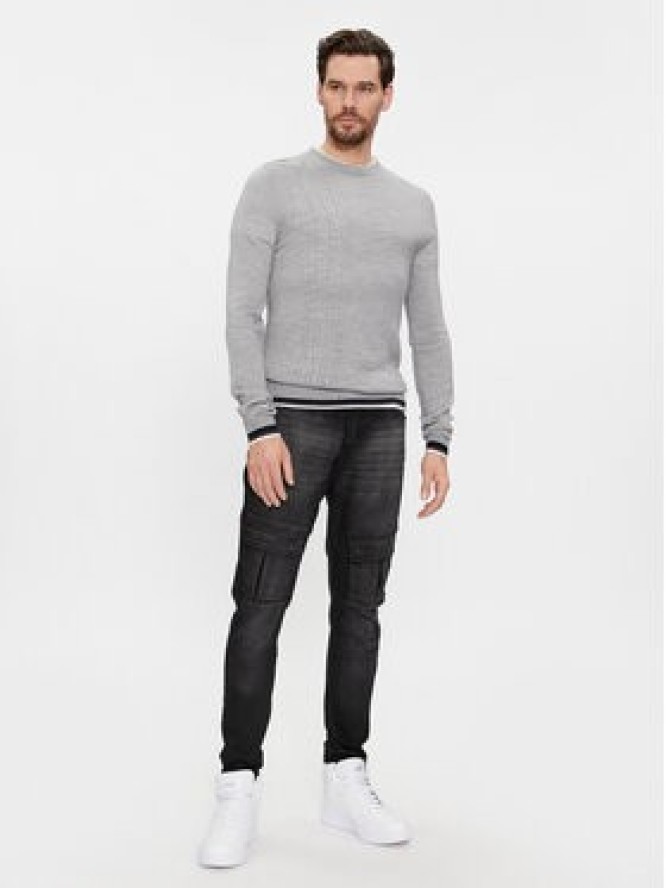 Brave Soul Sweter MK-248BERTRAM1 Szary Regular Fit