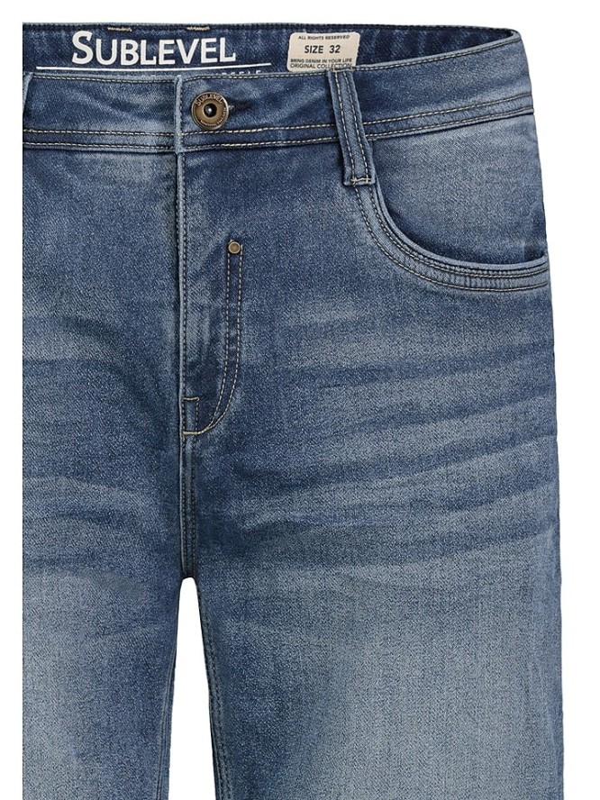 Sublevel Szorty dżinsowe w kolorze niebieskim rozmiar: W38