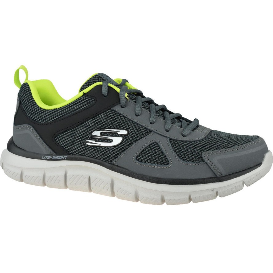 Skechers Track-Bucolo, męskie buty treningowe, Szare