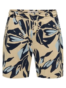 Only & Sons Szorty materiałowe Piero 22034086 Beżowy Relaxed Fit