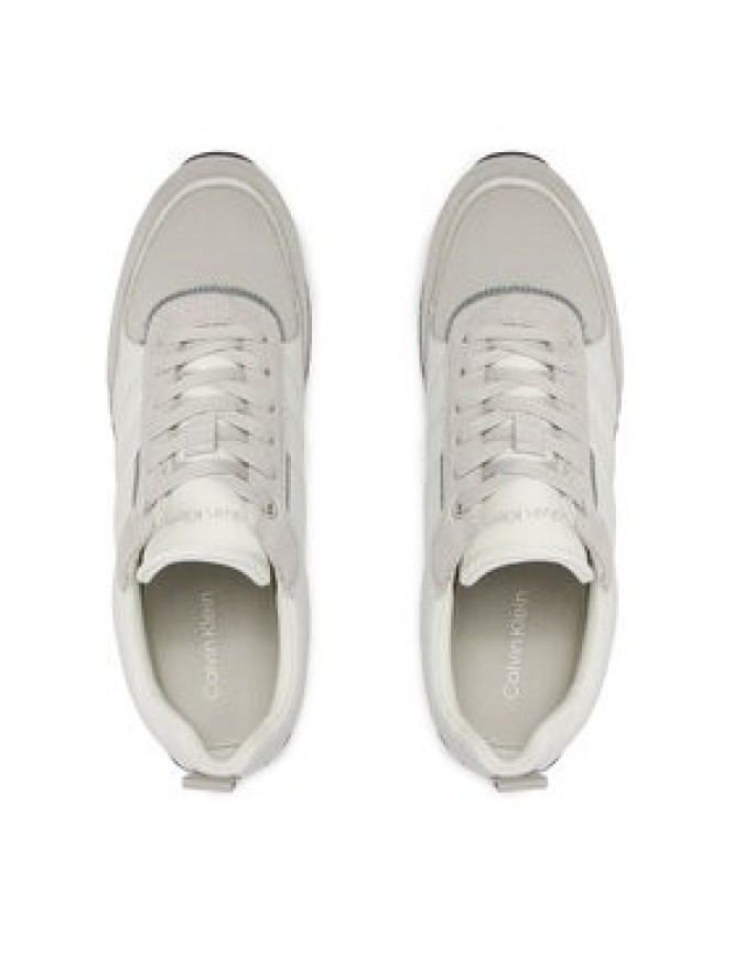 Calvin Klein Sneakersy Low Top Lace Up Mix HM0HM01280 Biały