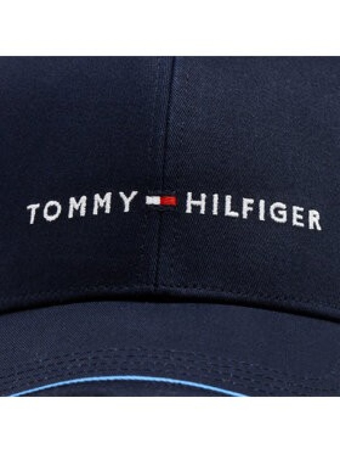 Tommy Hilfiger Czapka z daszkiem Th Skyline Cotton 6 Panel Cap AM0AM12304 Granatowy