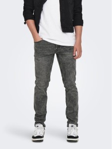 Only & Sons Jeansy Weft 22024592 Szary Regular Fit