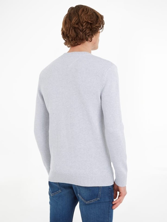 TOMMY JEANS Sweter w kolorze jasnoszarym rozmiar: M