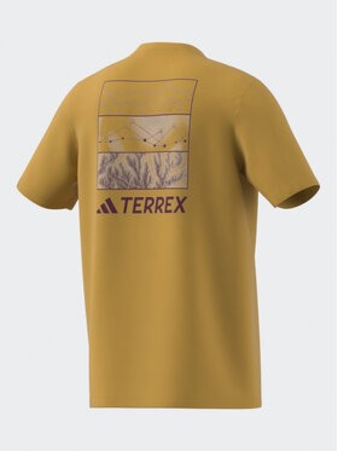 adidas T-Shirt IL2647 Żółty Regular Fit