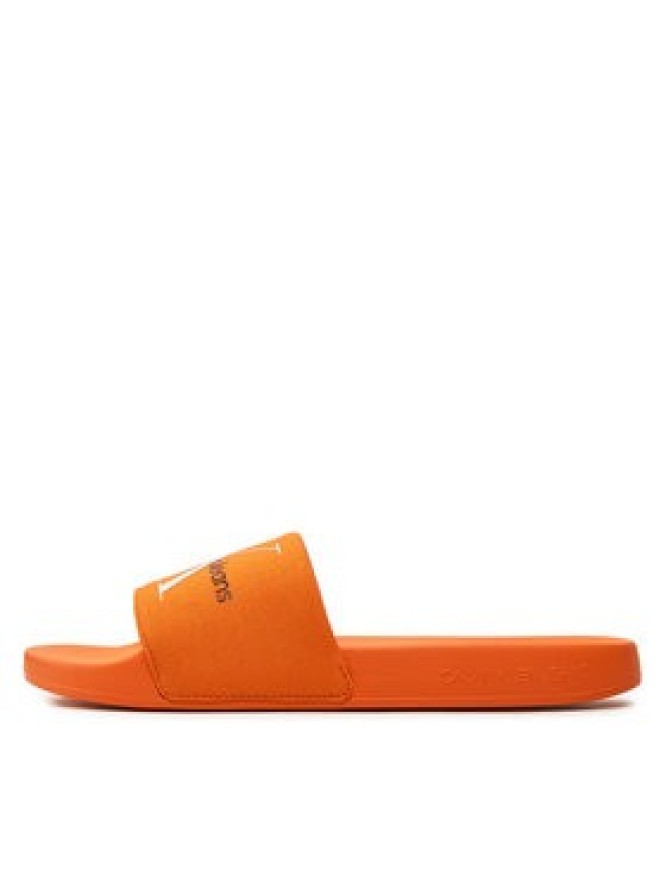 Calvin Klein Jeans Klapki Slide Monogram Co YM0YM00061 Pomarańczowy