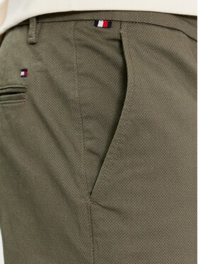 Tommy Hilfiger Chinosy Denton MW0MW33938 Khaki Slim Fit