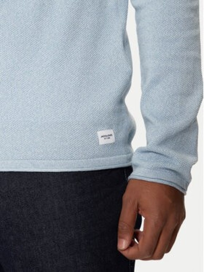 Jack&Jones Sweter 12157321 Błękitny Regular Fit