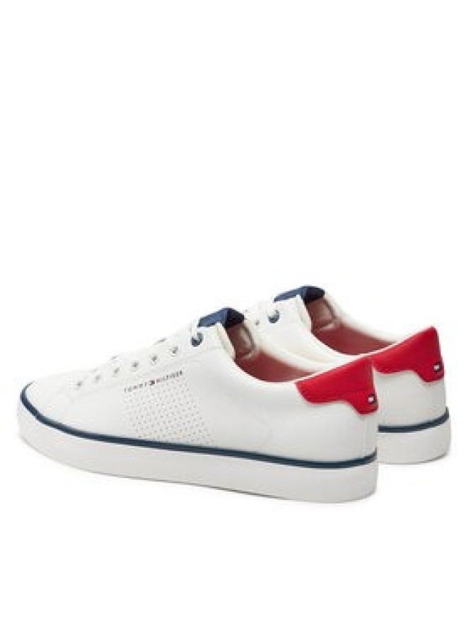 Tommy Hilfiger Sneakersy Th Hi Vulc Low Core Seasonal FM0FM05110 Écru