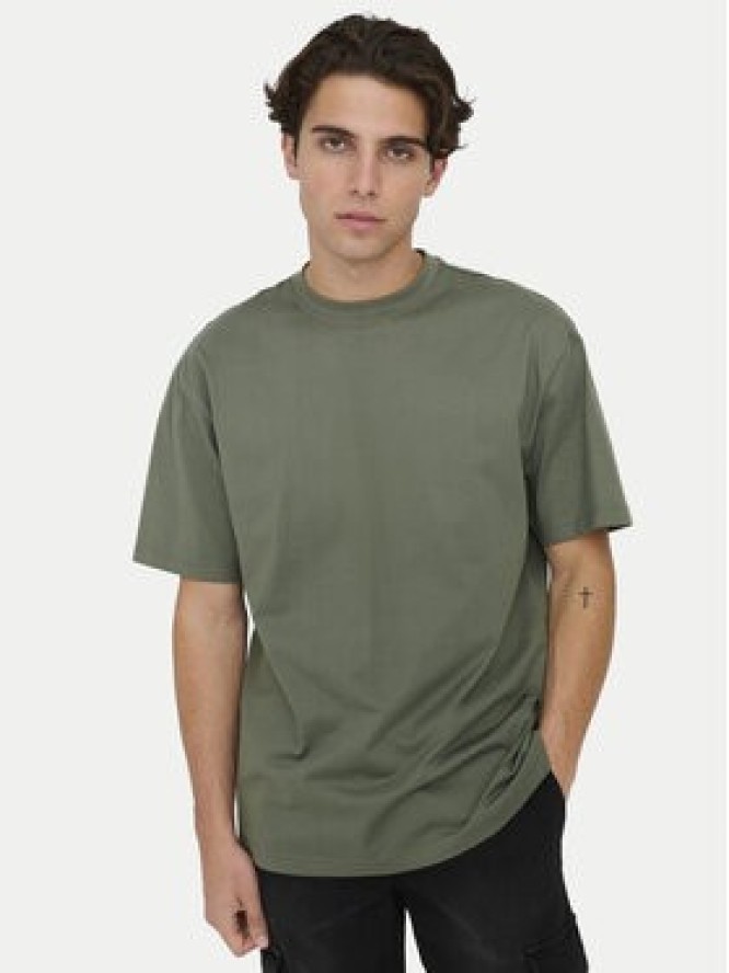 Only & Sons T-Shirt Fred 22022532 Szary Relaxed Fit