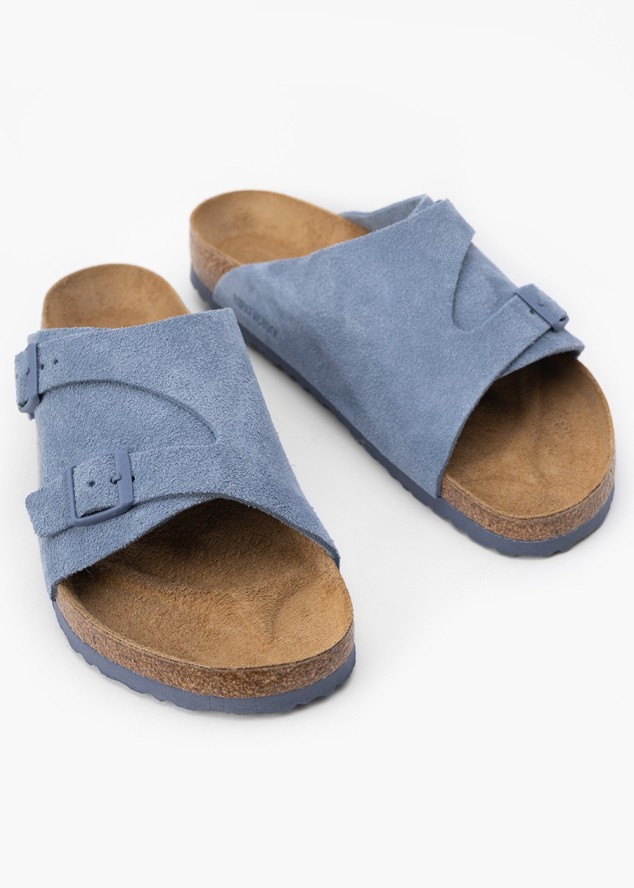 Klapki męskie BIRKENSTOCK ZÜRICH LEVE ELEMENTAL BLUE