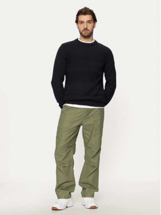 Jack&Jones Sweter Hugo 12258607 Granatowy Regular Fit