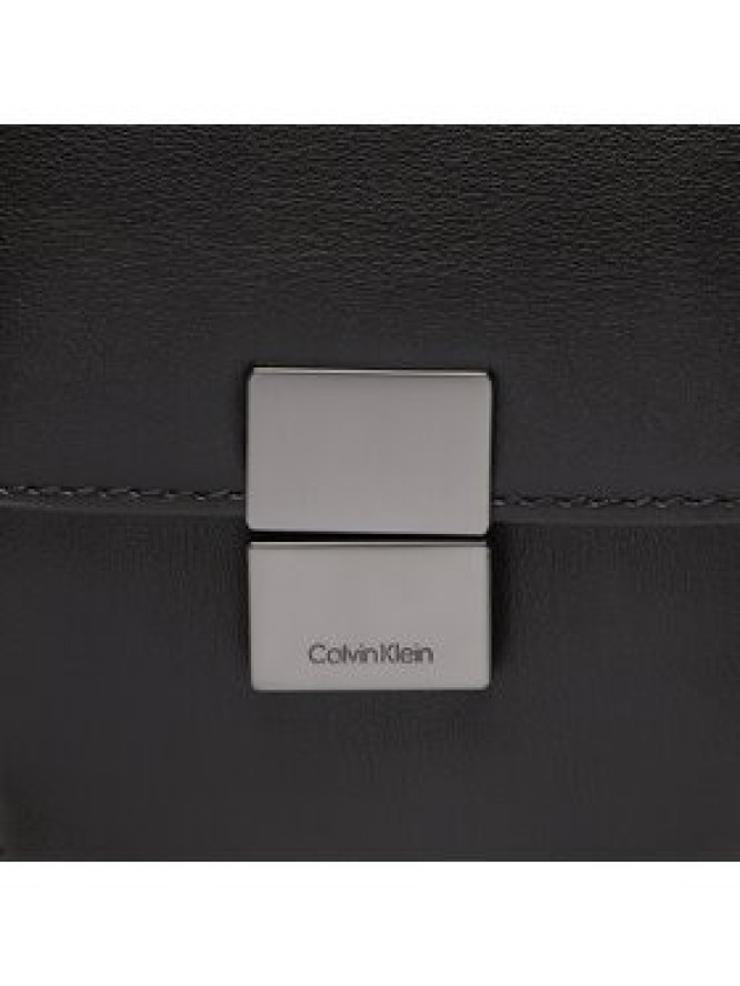 Calvin Klein Saszetka Iconic Hardware Cube Reporter S K50K510246 Czarny