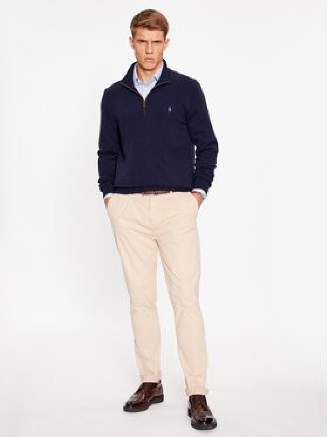 Polo Ralph Lauren Sweter 710876756001 Granatowy Regular Fit