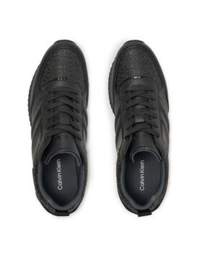 Calvin Klein Sneakersy Low Top Lace Up Mono HM0HM01499 Czarny