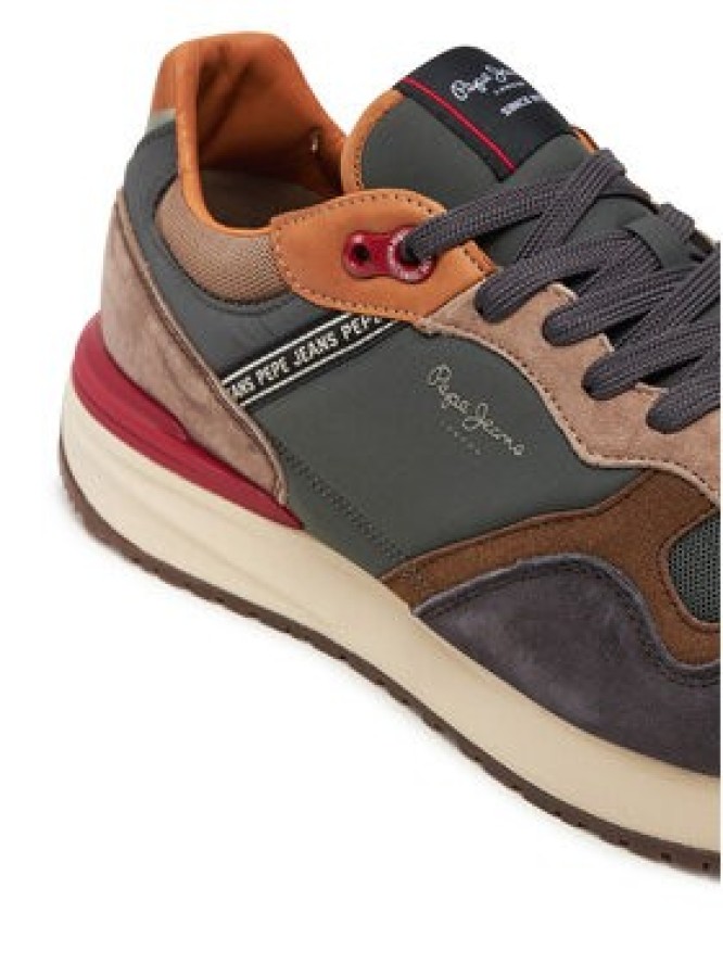 Pepe Jeans Sneakersy Buster Pro M PMS60027 Khaki