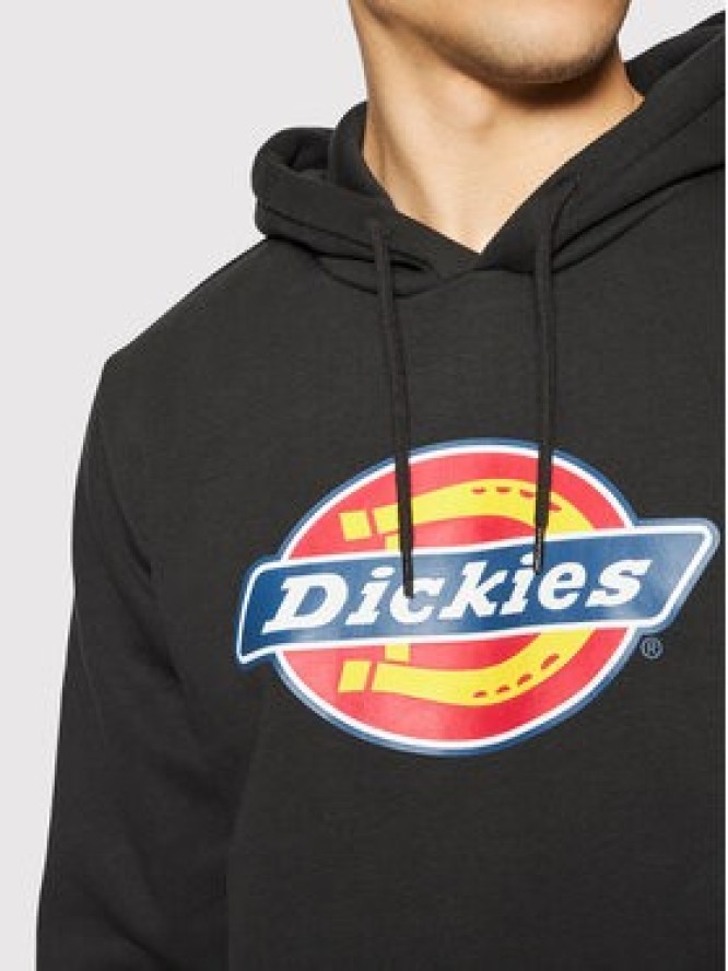 Dickies Bluza Icon Logo DK0A4XCBBLK Czarny Regular Fit