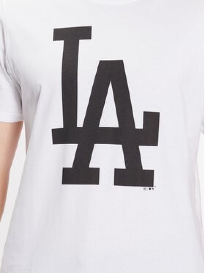 47 Brand T-Shirt Los Angeles Dodgers Imprint 47 Echo Tee Biały Regular Fit
