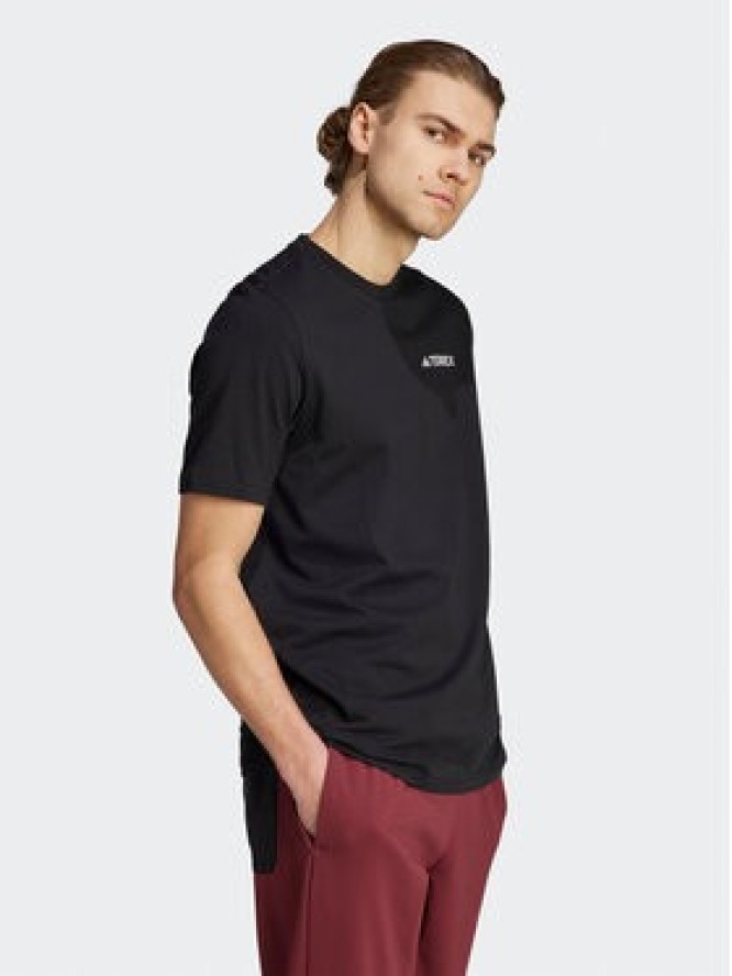 adidas T-Shirt II6060 Czarny Regular Fit