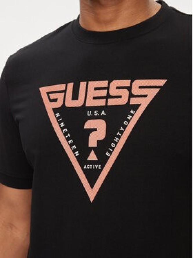 Guess T-Shirt Queencie Z4GI09 J1314 Czarny Slim Fit