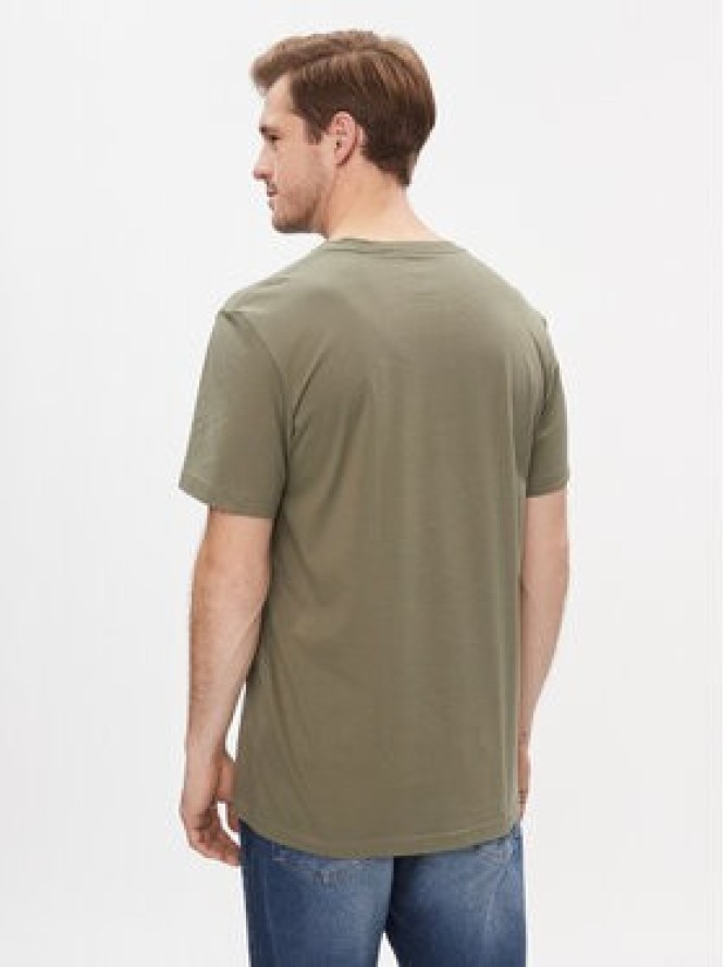 Calvin Klein Jeans T-Shirt J30J325268 Zielony Regular Fit