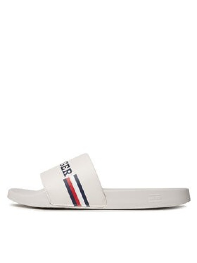 Tommy Hilfiger Klapki Corporate Flag Pool Slide FM0FM04613 Biały