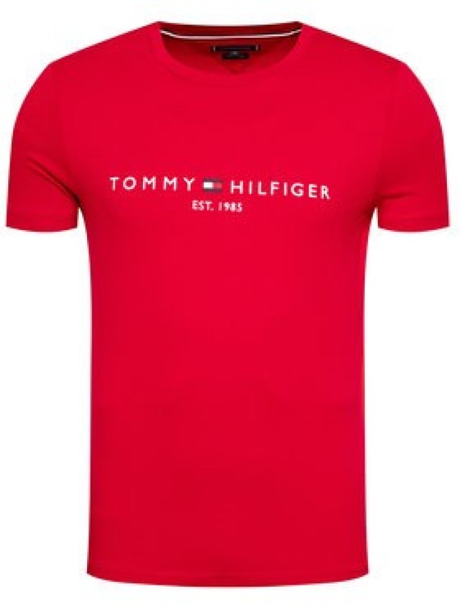 Tommy Hilfiger T-Shirt Logo MW0MW11797 Czerwony Regular Fit