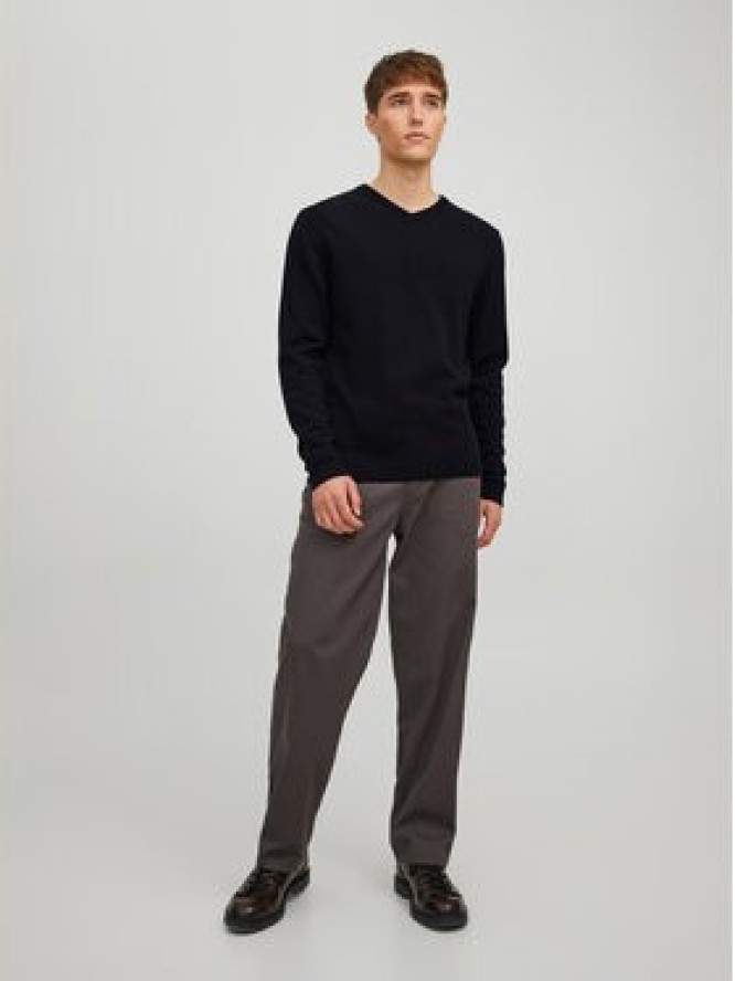 Jack&Jones Sweter 12137194 Czarny Regular Fit