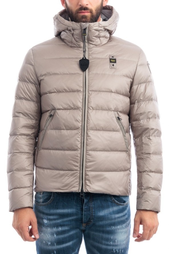 BLAUER Szara kurtka męska Acton Short Jackets