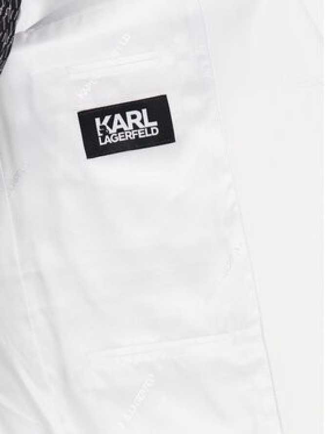 KARL LAGERFELD Garnitur 105200 532039 Biały Regular Fit