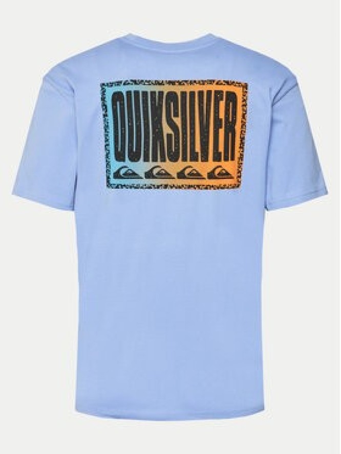 Quiksilver T-Shirt Long Fade EQYZT07670 Niebieski Regular Fit