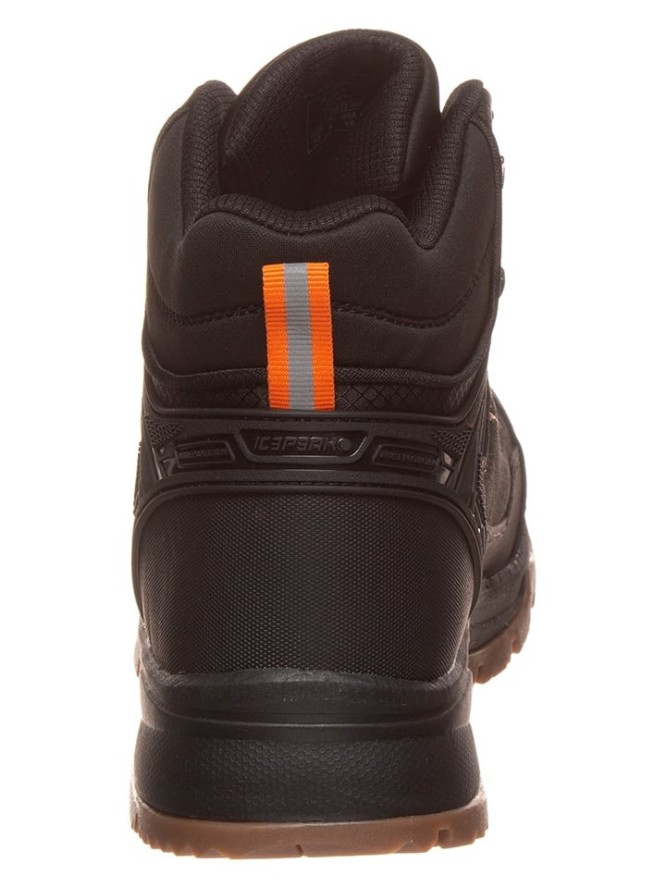 Icepeak Skórzane buty turystyczne "Abaco" w kolorze czarnym rozmiar: 46