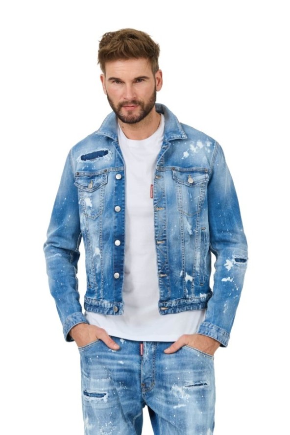 DSQUARED2 Kurtka jeansowa Dan Jean Jacket