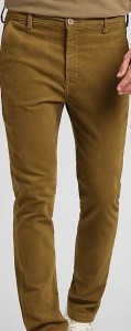LEE SLIM CHINO MĘSKIE SPODNIE SZTRUKSOWE SZTRUKS TUMBLEWEED L71LAXDH 112321640