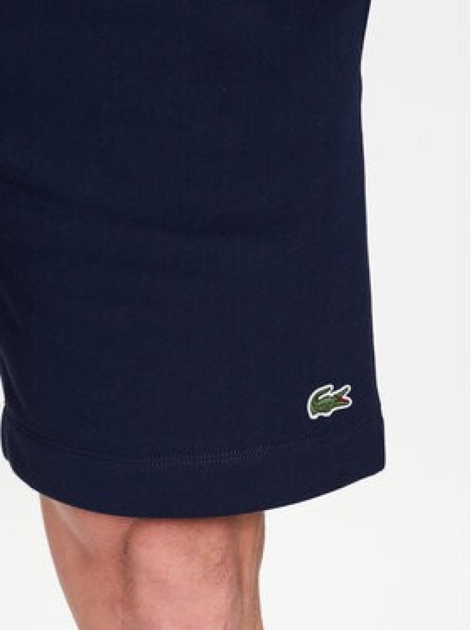 Lacoste Szorty sportowe GH9627 Granatowy Regular Fit