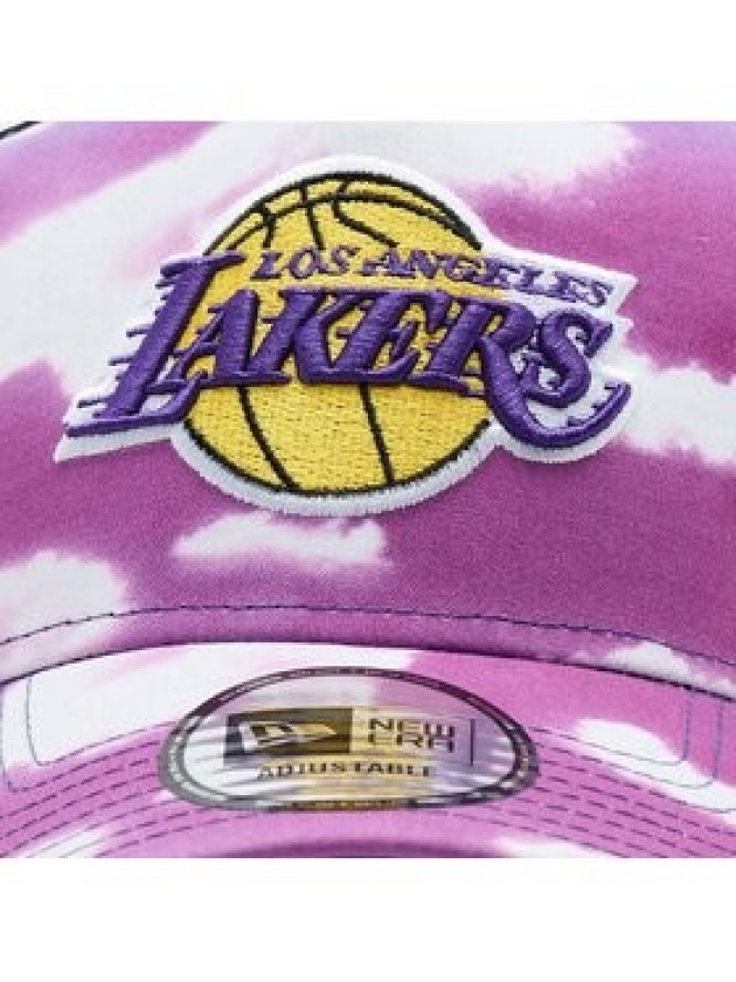 New Era Czapka z daszkiem LA Lakers Cloud All Over Print 60362727 Fioletowy