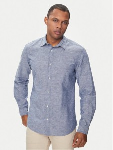 Jack&Jones Koszula 12248579 Niebieski Slim Fit