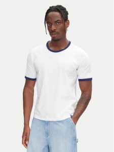 Jack&Jones T-Shirt Ringer 12277262 Biały Regular Fit