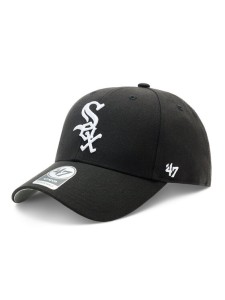 47 Brand Czapka z daszkiem MLB Chicago White Sox Sure Shot Snapback 47 MVP BCWS-SUMVP06WBP-BK06 Czarny