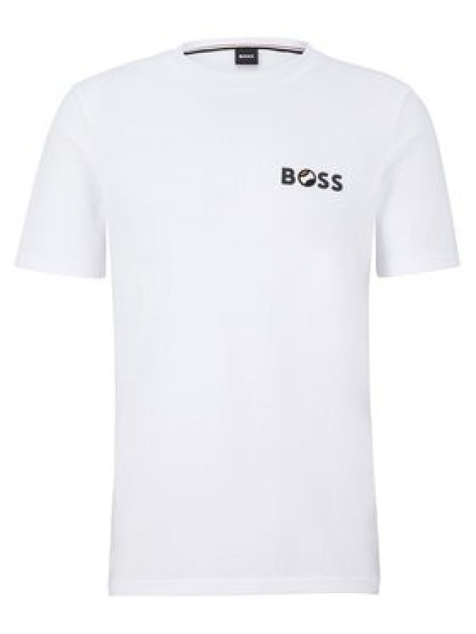 Boss T-Shirt 50489420 Biały Regular Fit