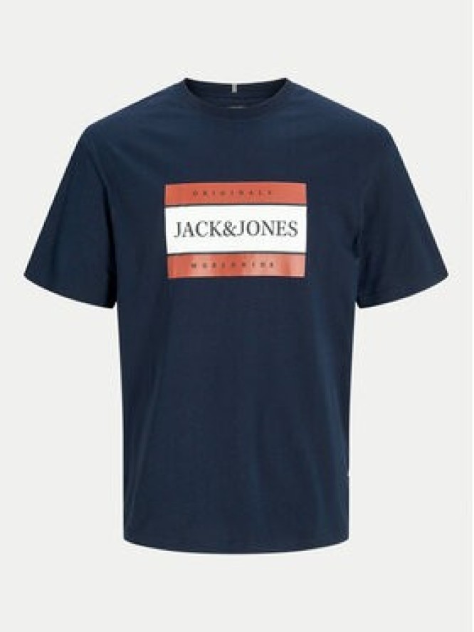 Jack&Jones T-Shirt Fredeiksberg 12262492 Granatowy Regular Fit