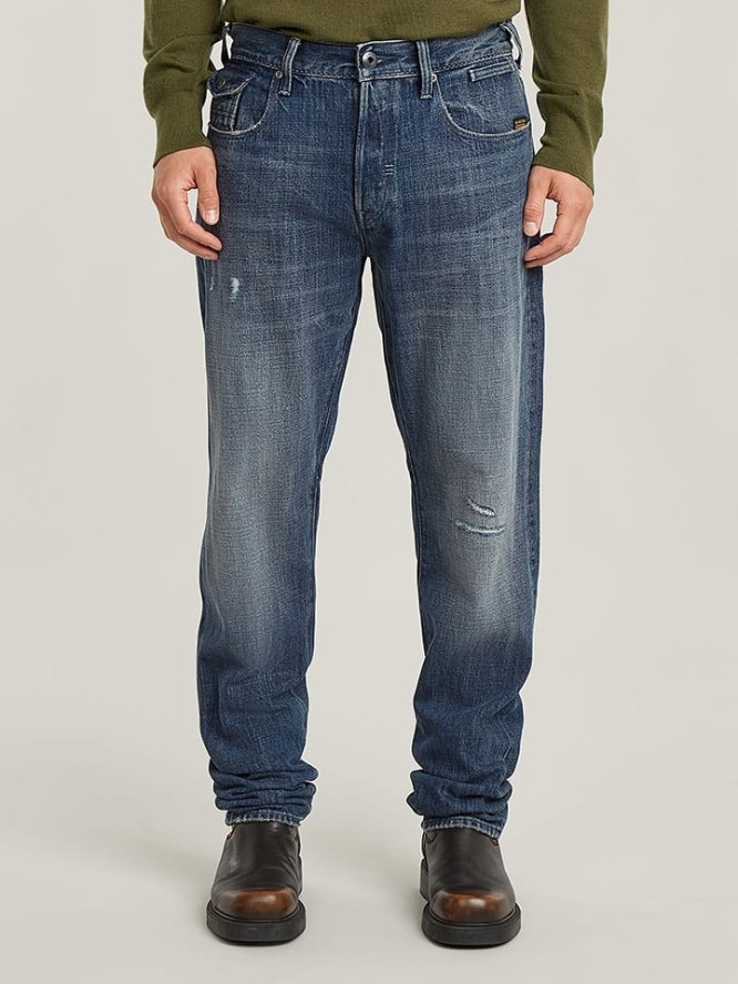 G-Star Dżinsy "Morry" - Tapered fit - w kolorze niebieskim rozmiar: W34/L32