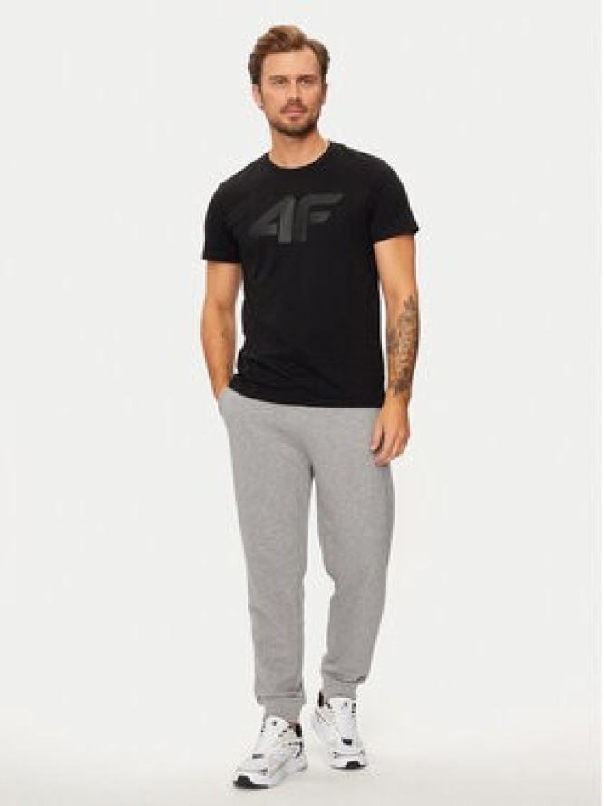 4F T-Shirt 4FWMM00TTSHM1844 Czarny Regular Fit