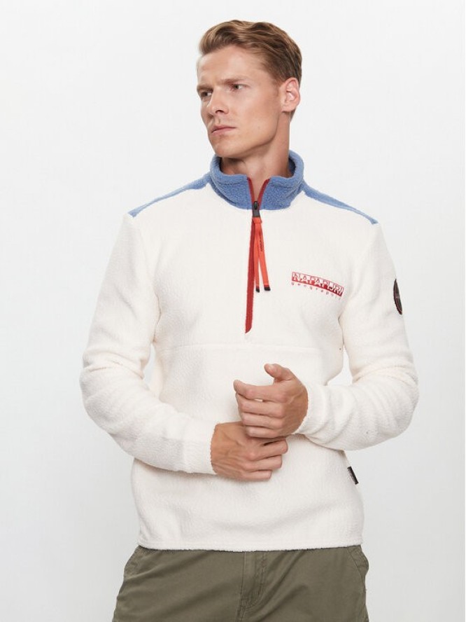 Napapijri Polar T-Anderby NP0A4HHR Écru Regular Fit