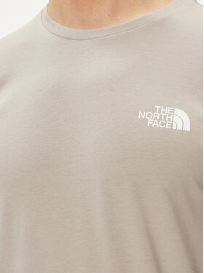 The North Face Longsleeve Easy NF0A87N8 Szary Regular Fit