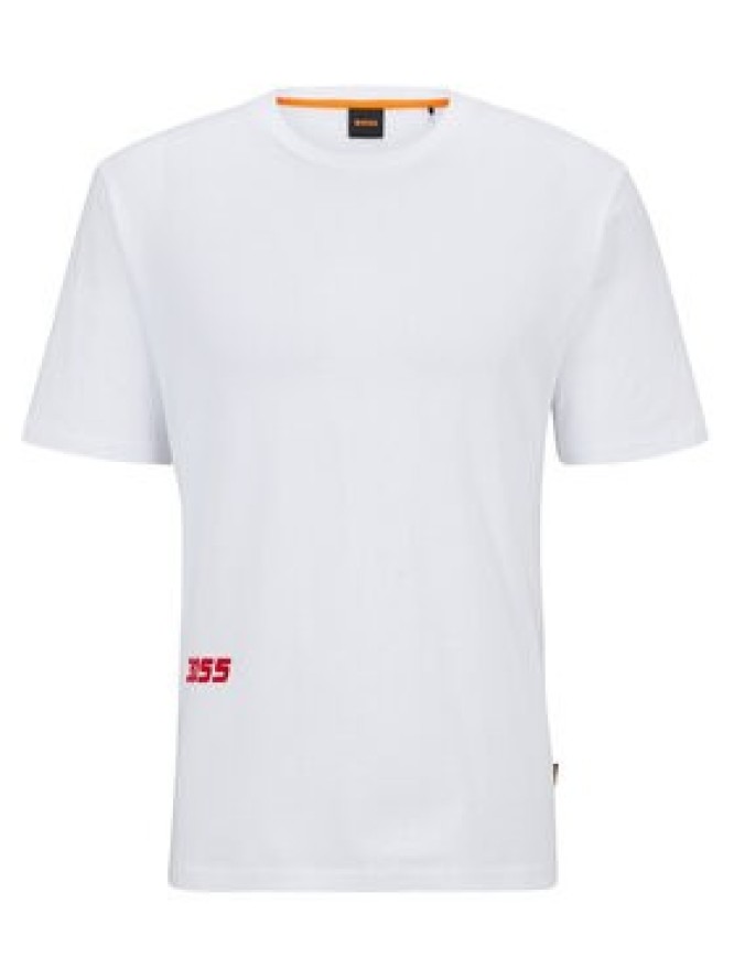 Boss T-Shirt 50495743 Biały Relaxed Fit