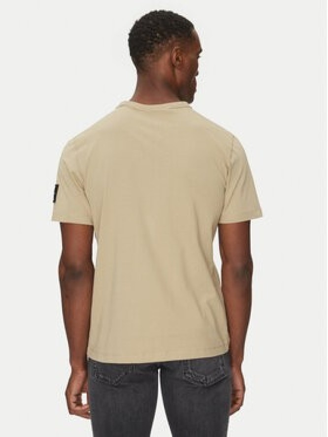 Calvin Klein Jeans T-Shirt J30J323484 Beżowy Regular Fit