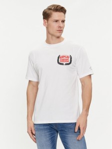 Replay T-Shirt M6765.000.22662 Biały Regular Fit