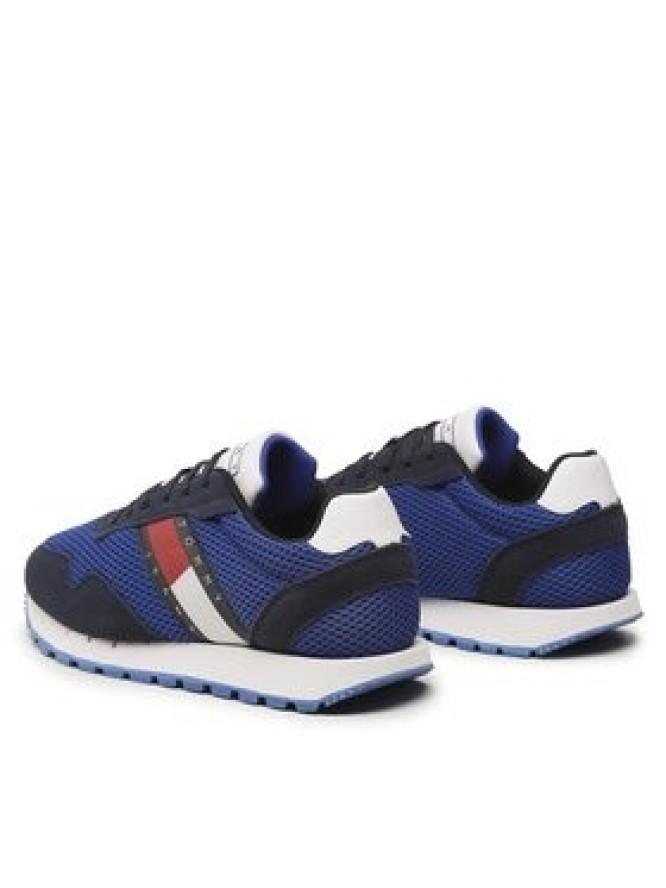 Tommy Jeans Sneakersy Retro Runner Mesh EM0EM01172 Granatowy