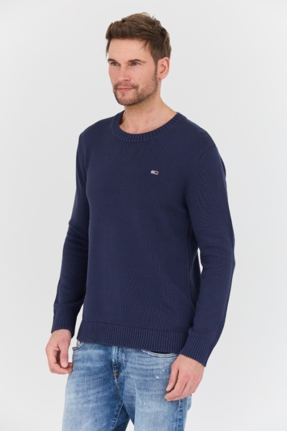 TOMMY JEANS Granatowy sweter